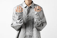 画像をギャラリービューアに読み込む, RESURRECTION x LOOM Re-production DYEING OVERFIT SHIRT (GRAY)
