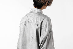 画像をギャラリービューアに読み込む, RESURRECTION x LOOM Re-production DYEING OVERFIT SHIRT (GRAY)