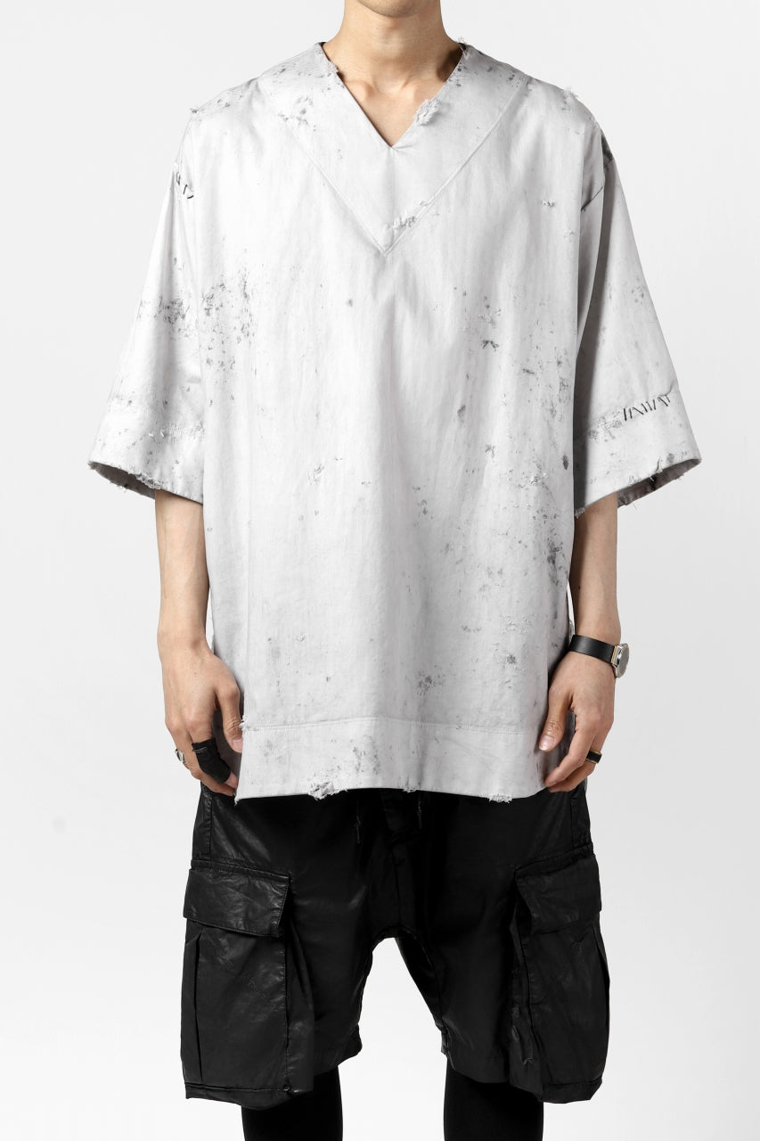 画像をギャラリービューアに読み込む, RESURRECTION x LOOM Re-production DYEING TUNICA TOPS (LIGHT GRAY)