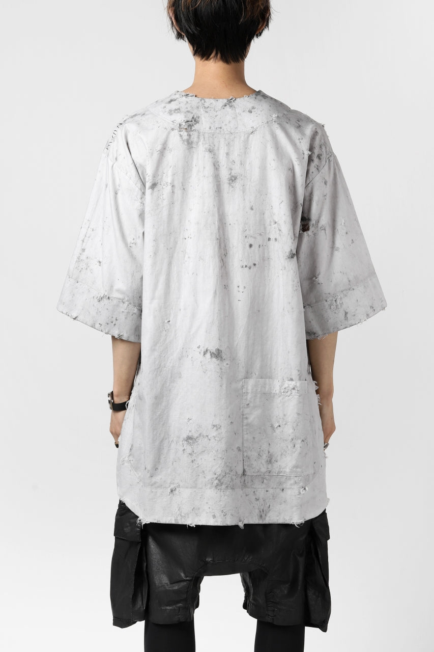 画像をギャラリービューアに読み込む, RESURRECTION x LOOM Re-production DYEING TUNICA TOPS (LIGHT GRAY)