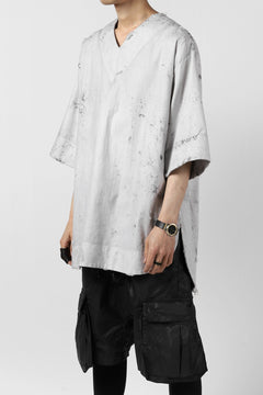 画像をギャラリービューアに読み込む, RESURRECTION x LOOM Re-production DYEING TUNICA TOPS (LIGHT GRAY)