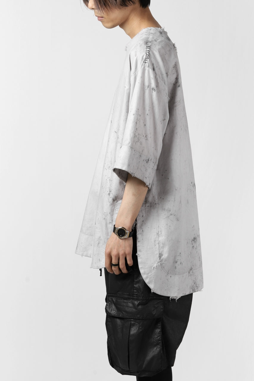 画像をギャラリービューアに読み込む, RESURRECTION x LOOM Re-production DYEING TUNICA TOPS (LIGHT GRAY)