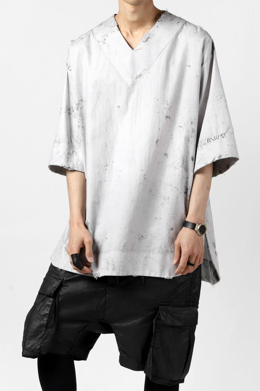 画像をギャラリービューアに読み込む, RESURRECTION x LOOM Re-production DYEING TUNICA TOPS (LIGHT GRAY)