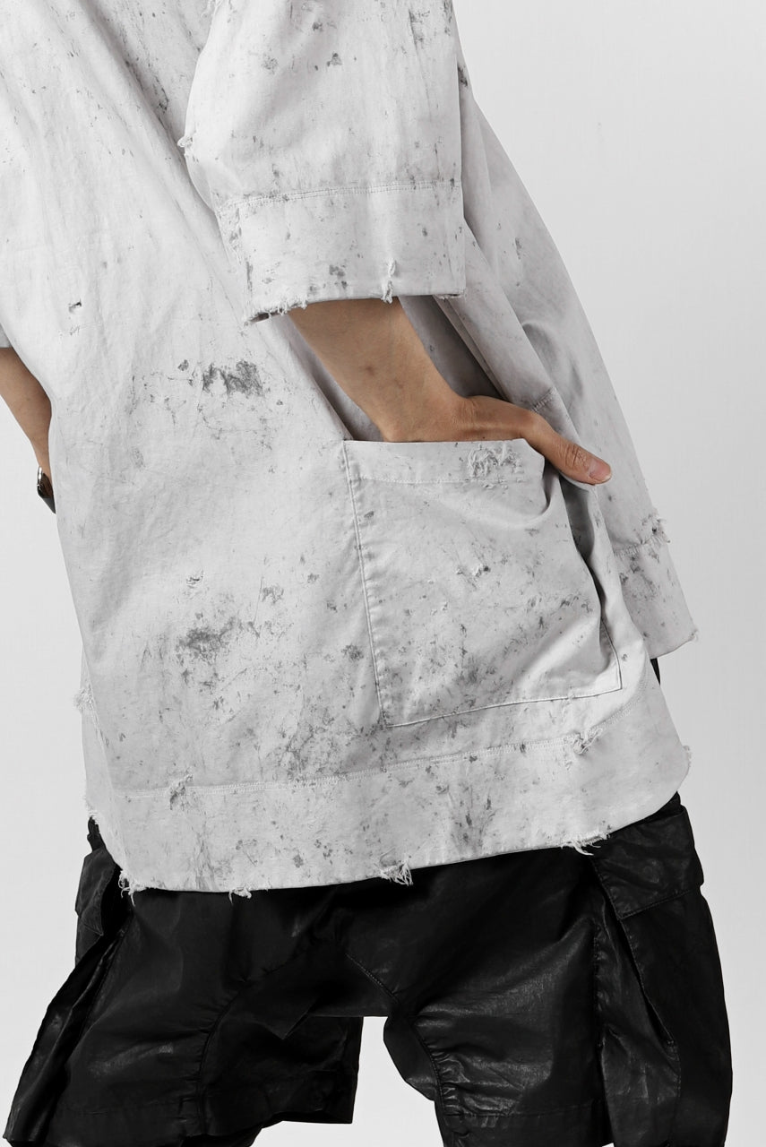 画像をギャラリービューアに読み込む, RESURRECTION x LOOM Re-production DYEING TUNICA TOPS (LIGHT GRAY)