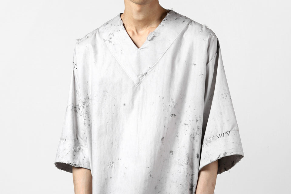 画像をギャラリービューアに読み込む, RESURRECTION x LOOM Re-production DYEING TUNICA TOPS (LIGHT GRAY)