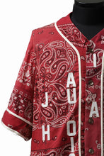 画像をギャラリービューアに読み込む, READYMADE BANDANA BASEBALL SHIRT (RED ASORT #A)