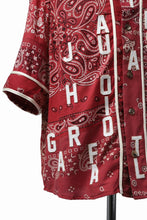 画像をギャラリービューアに読み込む, READYMADE BANDANA BASEBALL SHIRT (RED ASORT #A)