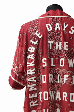 画像をギャラリービューアに読み込む, READYMADE BANDANA BASEBALL SHIRT (RED ASORT #A)