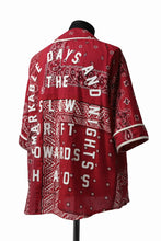 画像をギャラリービューアに読み込む, READYMADE BANDANA BASEBALL SHIRT (RED ASORT #B)