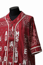 画像をギャラリービューアに読み込む, READYMADE BANDANA BASEBALL SHIRT (RED ASORT #B)