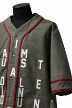 画像をギャラリービューアに読み込む, READYMADE MILITARY BASEBALL SHIRT (KHAKI GREEN #C)