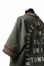画像をギャラリービューアに読み込む, READYMADE MILITARY BASEBALL SHIRT (KHAKI GREEN #C)