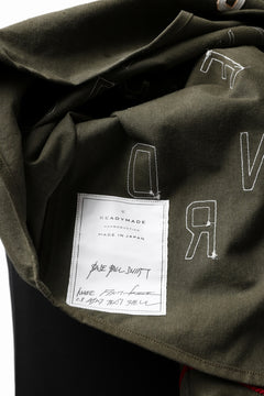 画像をギャラリービューアに読み込む, READYMADE MILITARY BASEBALL SHIRT (KHAKI GREEN #B)