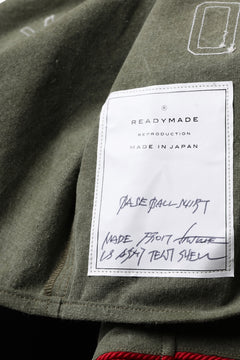 画像をギャラリービューアに読み込む, READYMADE MILITARY BASEBALL SHIRT (KHAKI GREEN #C)
