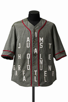 画像をギャラリービューアに読み込む, READYMADE MILITARY BASEBALL SHIRT (KHAKI GREEN #A)