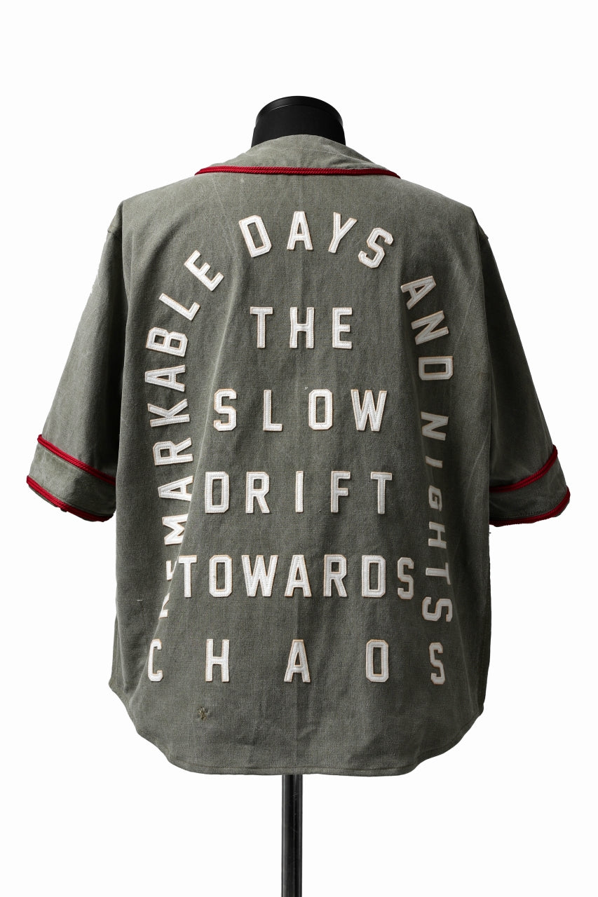 画像をギャラリービューアに読み込む, READYMADE MILITARY BASEBALL SHIRT (KHAKI GREEN #A)