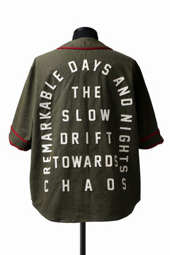 画像をギャラリービューアに読み込む, READYMADE MILITARY BASEBALL SHIRT (KHAKI GREEN #B)