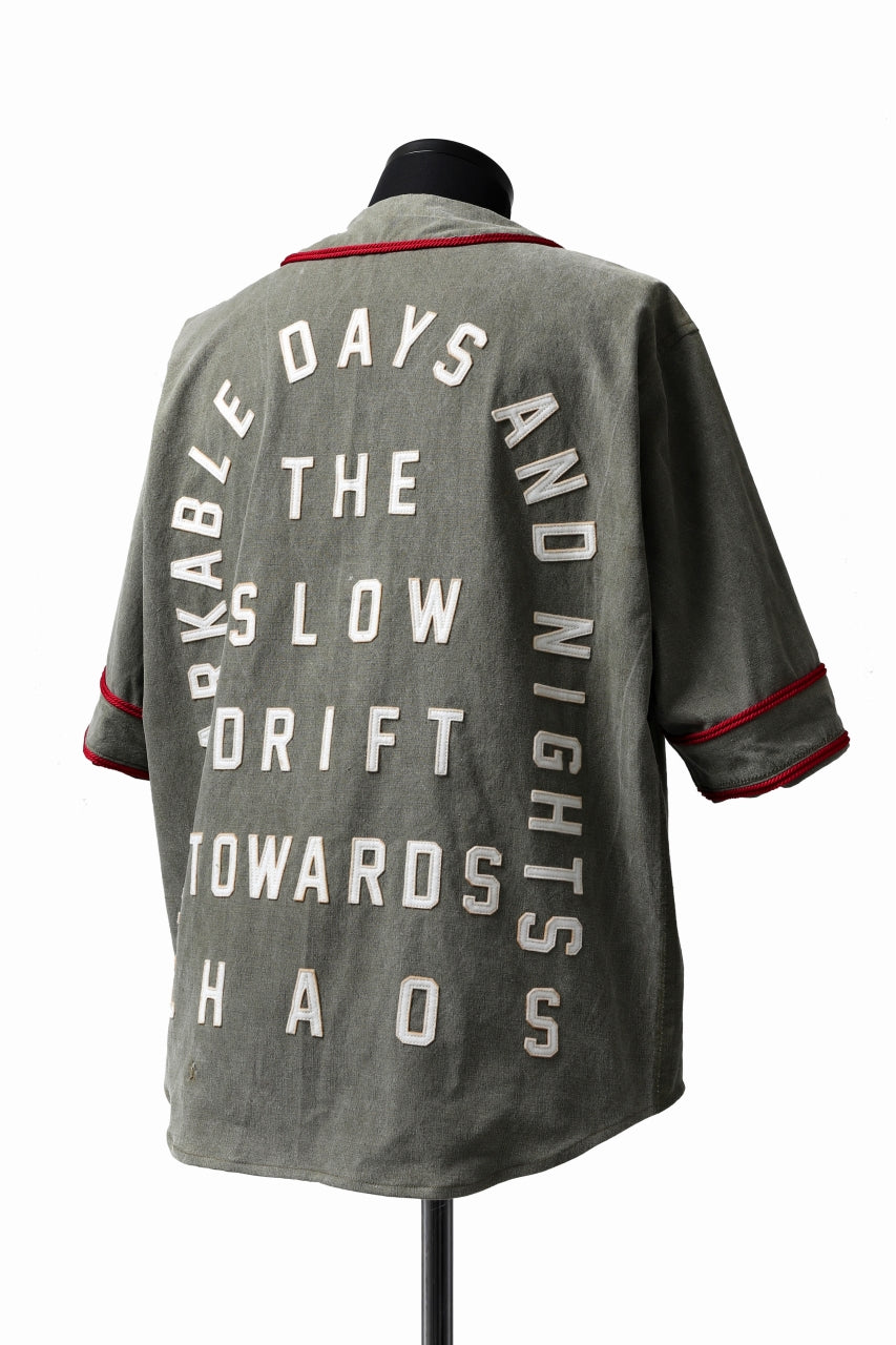 画像をギャラリービューアに読み込む, READYMADE MILITARY BASEBALL SHIRT (KHAKI GREEN #A)