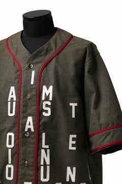 画像をギャラリービューアに読み込む, READYMADE MILITARY BASEBALL SHIRT (KHAKI GREEN #B)