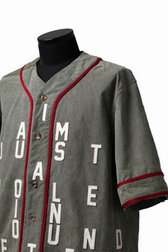 画像をギャラリービューアに読み込む, READYMADE MILITARY BASEBALL SHIRT (KHAKI GREEN #A)