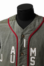 画像をギャラリービューアに読み込む, READYMADE MILITARY BASEBALL SHIRT (KHAKI GREEN #A)