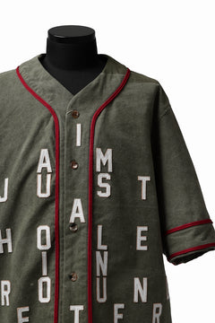 画像をギャラリービューアに読み込む, READYMADE MILITARY BASEBALL SHIRT (KHAKI GREEN #C)