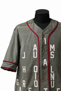 画像をギャラリービューアに読み込む, READYMADE MILITARY BASEBALL SHIRT (KHAKI GREEN #A)