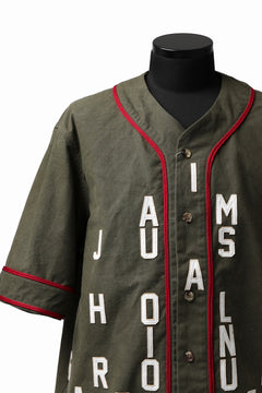 画像をギャラリービューアに読み込む, READYMADE MILITARY BASEBALL SHIRT (KHAKI GREEN #B)