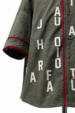 画像をギャラリービューアに読み込む, READYMADE MILITARY BASEBALL SHIRT (KHAKI GREEN #C)