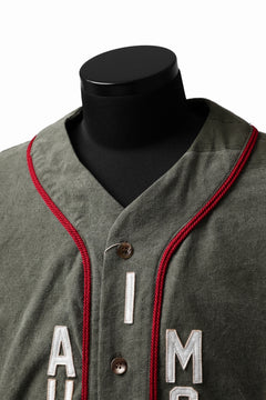画像をギャラリービューアに読み込む, READYMADE MILITARY BASEBALL SHIRT (KHAKI GREEN #C)