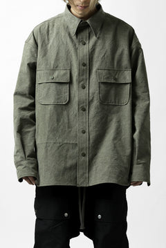 画像をギャラリービューアに読み込む, READYMADE OVERSIZE SHIRT (KHAKI GREEN #A)