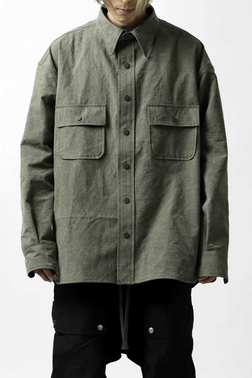 画像をギャラリービューアに読み込む, READYMADE OVERSIZE SHIRT (KHAKI GREEN #A)