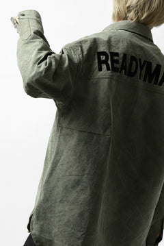 画像をギャラリービューアに読み込む, READYMADE OVERSIZE SHIRT (KHAKI GREEN #A)