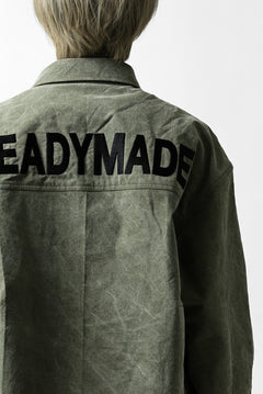 画像をギャラリービューアに読み込む, READYMADE OVERSIZE SHIRT (KHAKI GREEN #A)