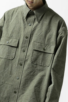 画像をギャラリービューアに読み込む, READYMADE OVERSIZE SHIRT (KHAKI GREEN #A)
