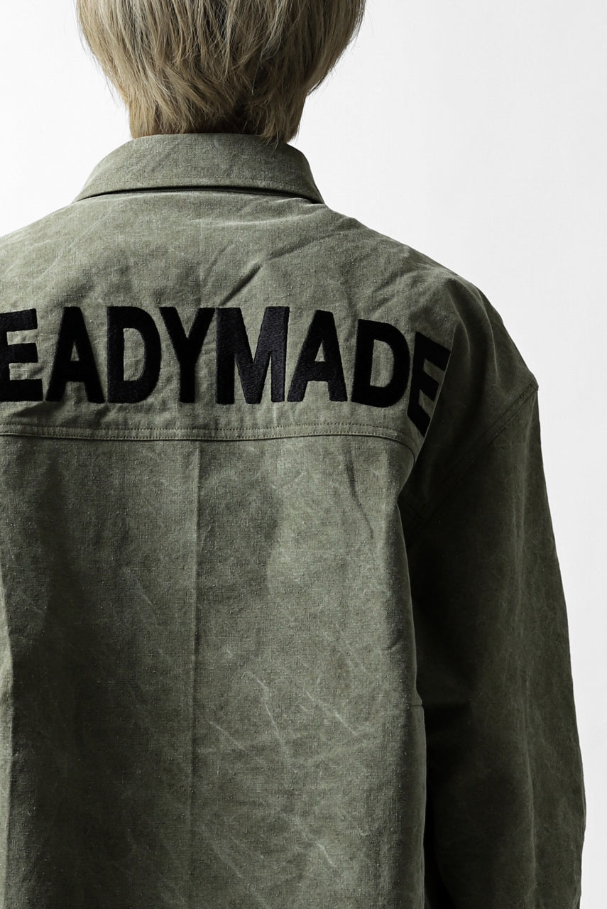 画像をギャラリービューアに読み込む, READYMADE OVERSIZE SHIRT (KHAKI GREEN #A)