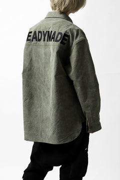 画像をギャラリービューアに読み込む, READYMADE OVERSIZE SHIRT (KHAKI GREEN #A)