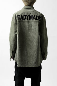 画像をギャラリービューアに読み込む, READYMADE OVERSIZE SHIRT (KHAKI GREEN #A)