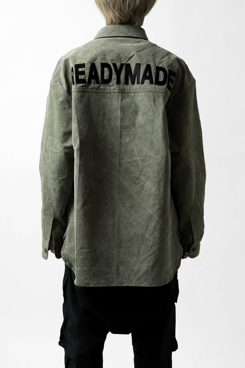 画像をギャラリービューアに読み込む, READYMADE OVERSIZE SHIRT (KHAKI GREEN #A)