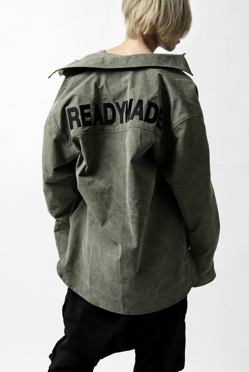 画像をギャラリービューアに読み込む, READYMADE OVERSIZE SHIRT (KHAKI GREEN #A)