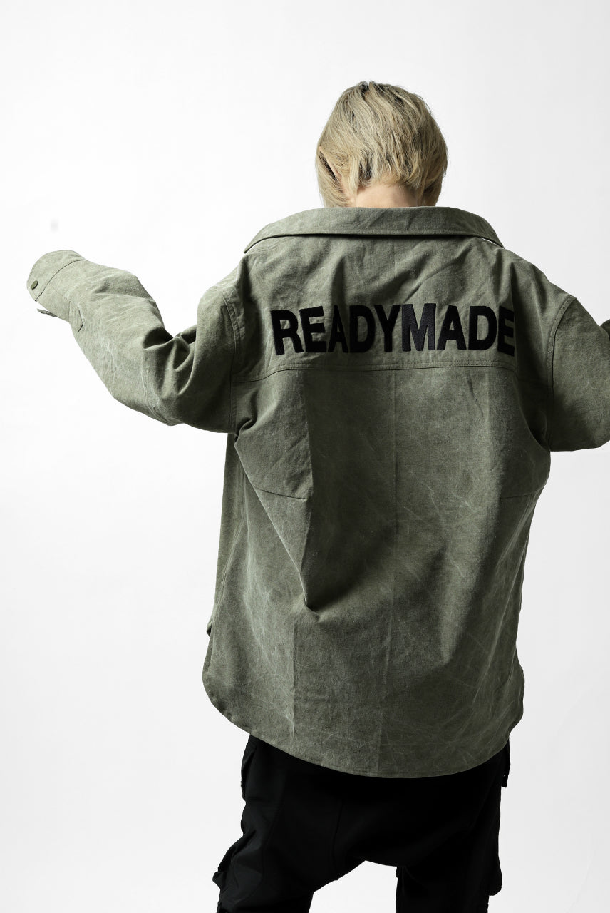 画像をギャラリービューアに読み込む, READYMADE OVERSIZE SHIRT (KHAKI GREEN #A)