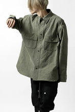 画像をギャラリービューアに読み込む, READYMADE OVERSIZE SHIRT (KHAKI GREEN #A)