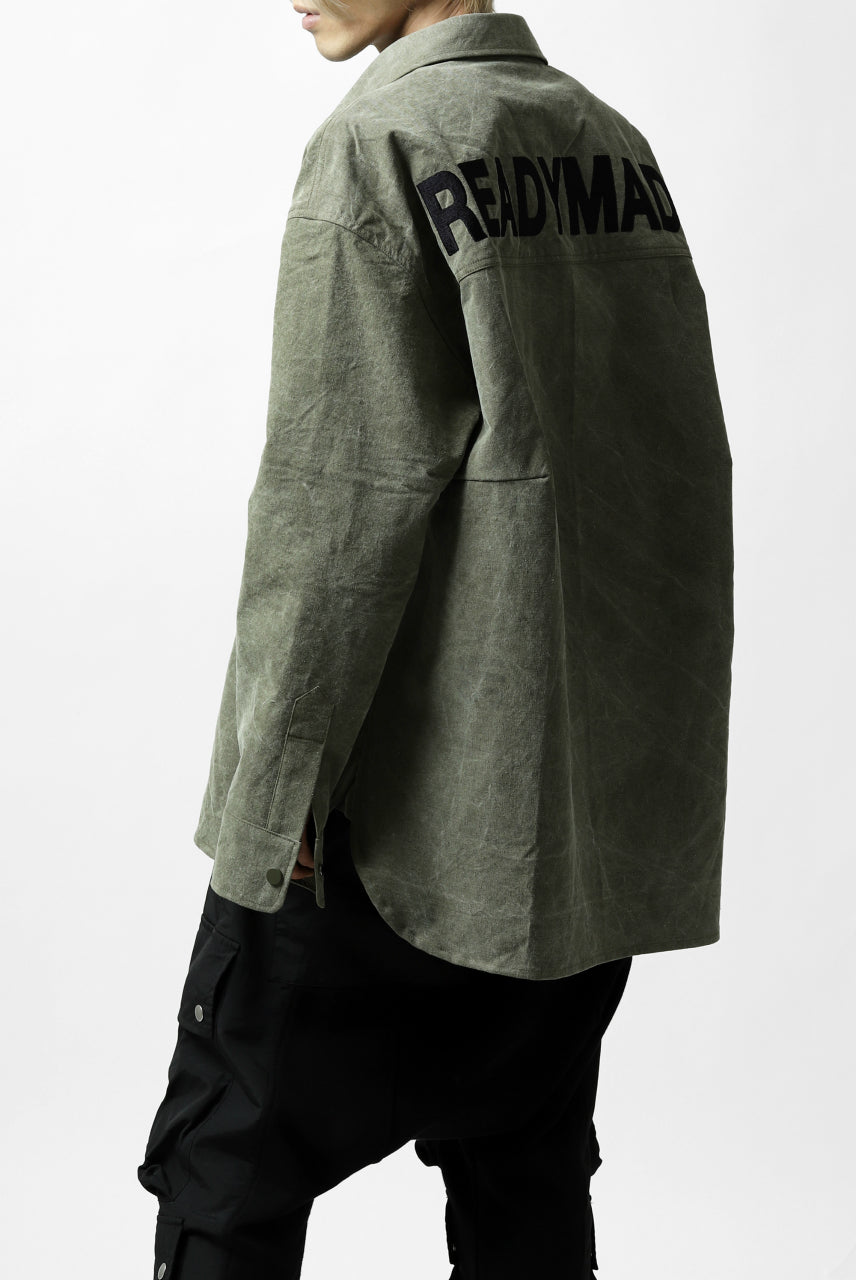 画像をギャラリービューアに読み込む, READYMADE OVERSIZE SHIRT (KHAKI GREEN #A)