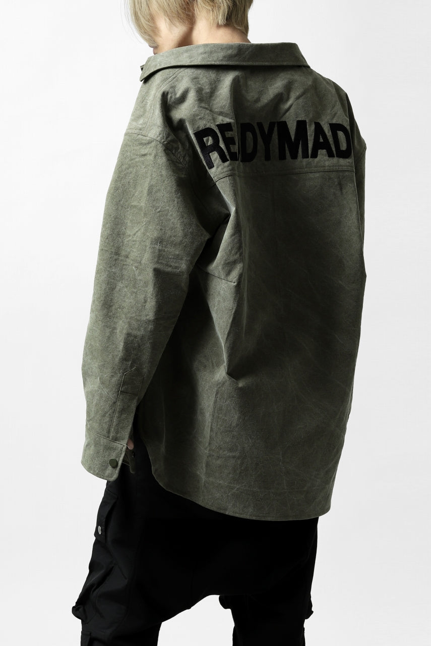 画像をギャラリービューアに読み込む, READYMADE OVERSIZE SHIRT (KHAKI GREEN #A)