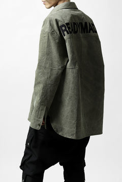 画像をギャラリービューアに読み込む, READYMADE OVERSIZE SHIRT (KHAKI GREEN #A)