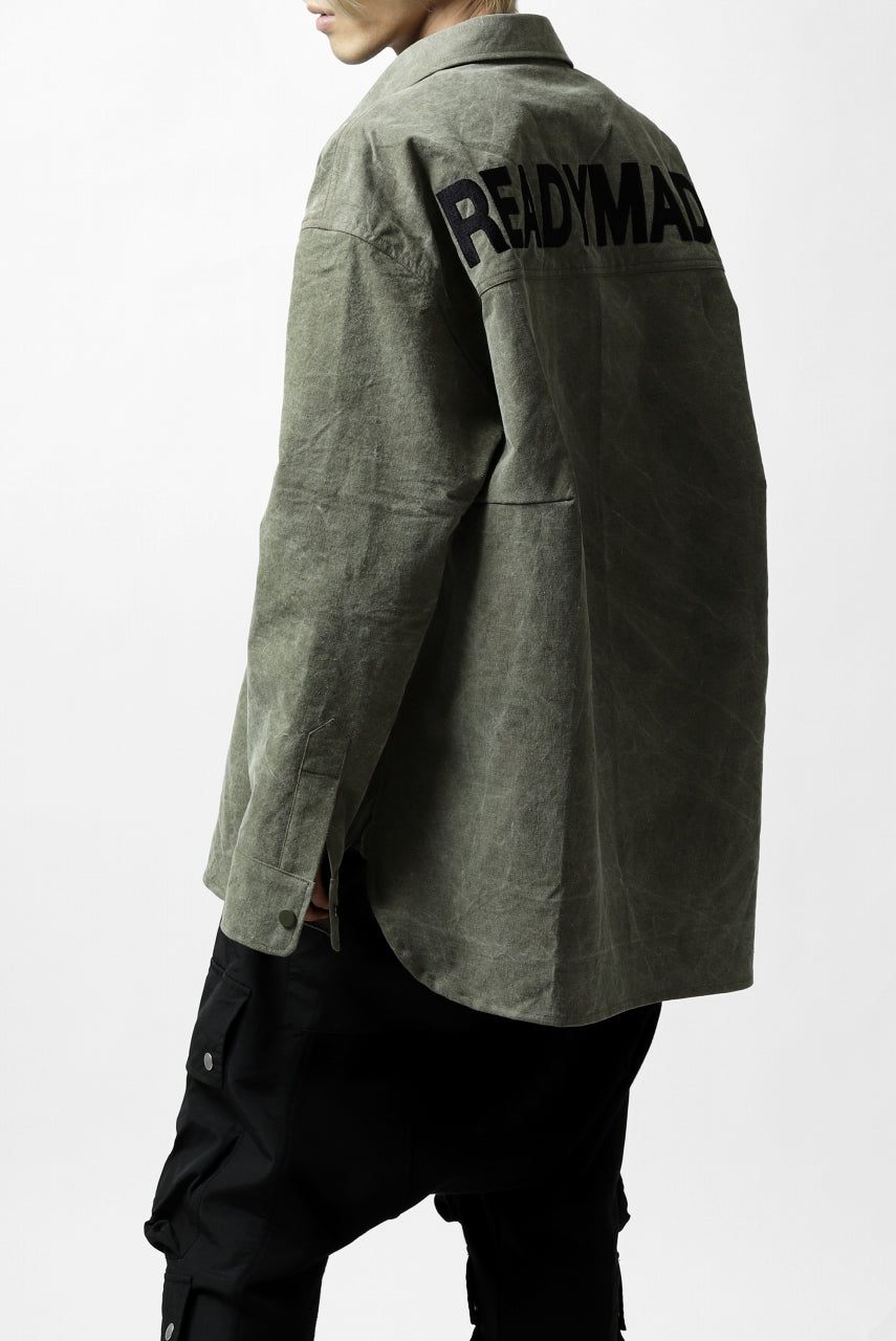 画像をギャラリービューアに読み込む, READYMADE OVERSIZE SHIRT (KHAKI GREEN #A)