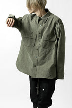 画像をギャラリービューアに読み込む, READYMADE OVERSIZE SHIRT (KHAKI GREEN #A)