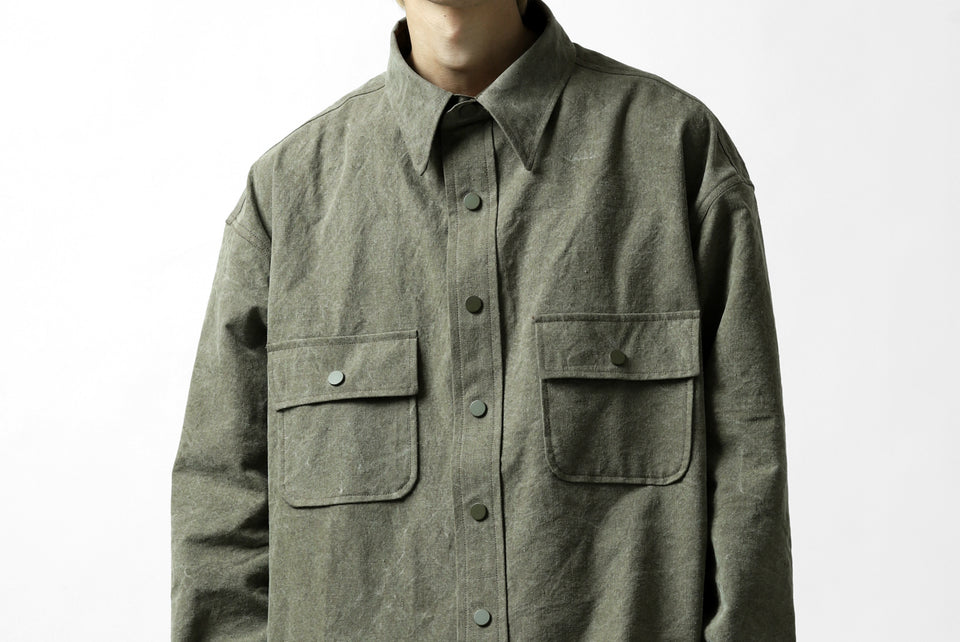 画像をギャラリービューアに読み込む, READYMADE OVERSIZE SHIRT (KHAKI GREEN #A)