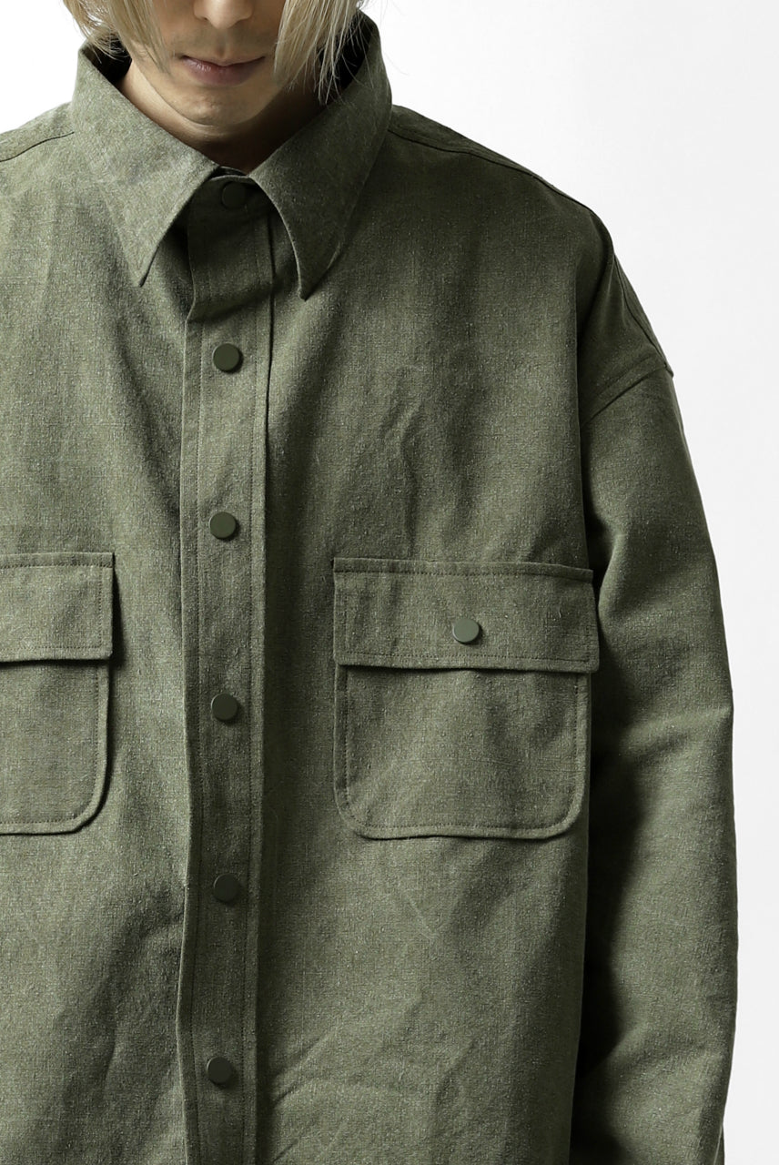 画像をギャラリービューアに読み込む, READYMADE OVERSIZE SHIRT (KHAKI GREEN #B)