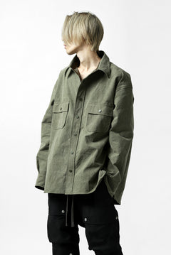画像をギャラリービューアに読み込む, READYMADE OVERSIZE SHIRT (KHAKI GREEN #B)